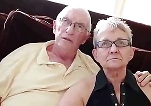 Granny cucks her hubby with a young cock