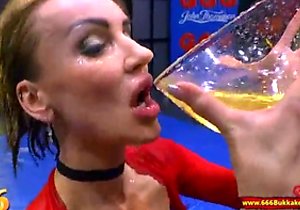 Perky booty MILF gets double-teamed hardcore