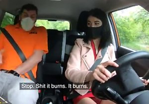 Pandemic-era porn scene from Fake Driving School