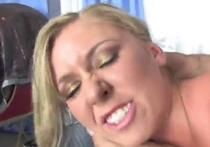 Rather violent fuck sesh with a blonde hottie