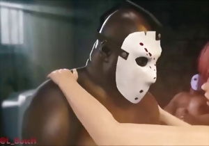 Brutal 3D fuckers are screwing a hot female with a love